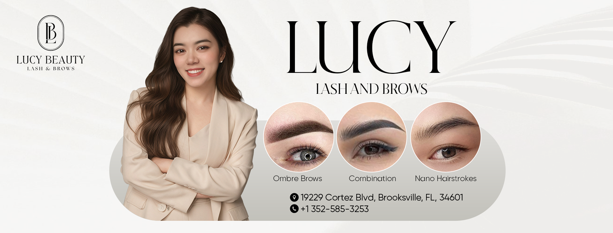 Lucy Lash And Brows - Professional Permanent Makeup featuring Ombre Brows, Combination, and Nano Hairstrokes